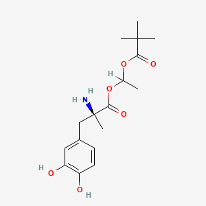 Methyldopa pivaloyloxyethyl ester