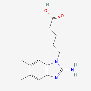 2-Amino-5,6-dimethyl-benzimidazole-1-pentanoic acid
