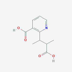 2-Pyridinepropanoic acid, 3-carboxy-alpha,beta-dimethyl-, [S-(R*,R*)]-