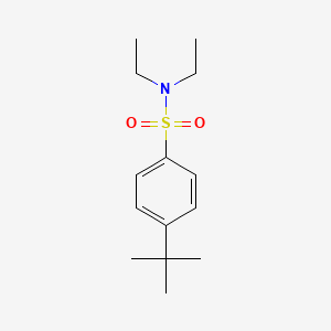 molecular formula C14H23NO2S B12195948 4-tert-butyl-N,N-diethylbenzenesulfonamide 