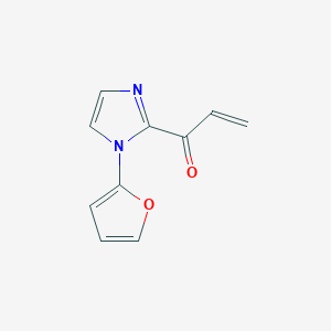 molecular formula C10H8N2O2 B1219596 3-(2-Furyl)acryloylimidazole CAS No. 2172-16-9