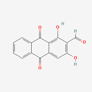 molecular formula C15H8O5 B1219602 Nordamnacanthal CAS No. 3736-59-2