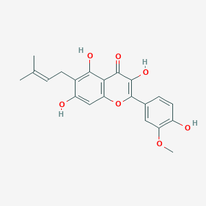 molecular formula C21H20O7 B121961 Gancaonin P 3'methyl ether CAS No. 151776-21-5