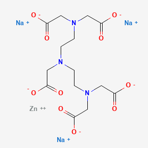 molecular formula C14H18N3Na3O10Zn B1219611 Pentetate zinc trisodium CAS No. 125833-02-5