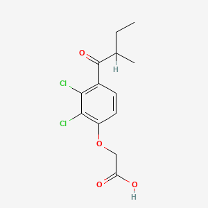[2,3-Dichloro-4-(2-methylbutanoyl)phenoxy]acetic acid