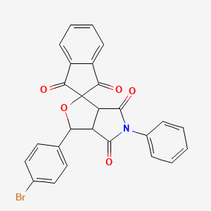 molecular formula C26H16BrNO5 B12196152 C26H16BrNO5 