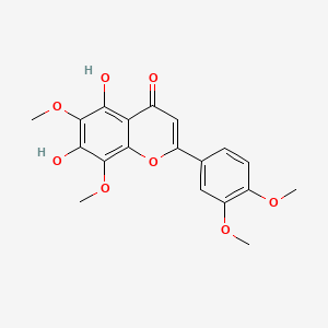 molecular formula C19H18O8 B1219622 Hymenoxin CAS No. 56003-01-1