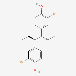 molecular formula C18H20Br2O2 B1219623 1-Bromohexestrol CAS No. 74536-64-4