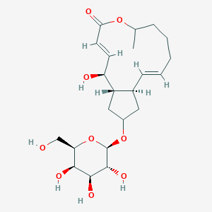 molecular formula C22H34O9 B121963 7-Gal-brefeldin A CAS No. 156663-50-2