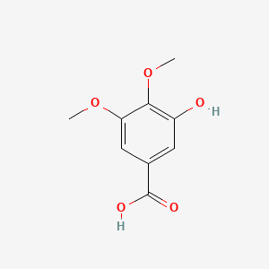 molecular formula C9H10O5 B1219637 3-羟基-4,5-二甲氧基苯甲酸 CAS No. 1916-08-1