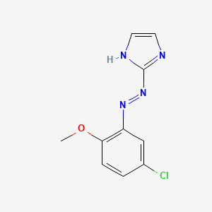 2-((2-Methoxy-5-chlorophenyl)azo)-1H-imidazole