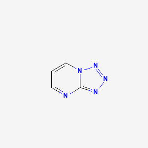 molecular formula C4H3N5 B1219648 Tetrazolo[1,5-a]pyrimidine CAS No. 275-03-6