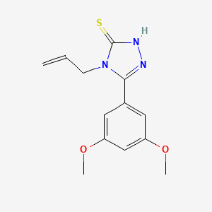 3-(3,5-dimethoxyphenyl)-4-prop-2-enyl-1H-1,2,4-triazole-5-thione