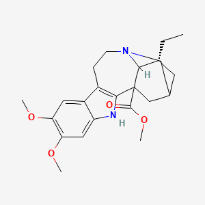 methyl (17R)-17-ethyl-6,7-dimethoxy-3,13-diazapentacyclo[13.3.1.02,10.04,9.013,18]nonadeca-2(10),4,6,8-tetraene-1-carboxylate