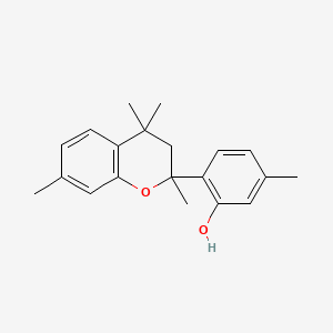 molecular formula C20H24O2 B1219663 2'-Hydroxy-2,4,4,7,4'-pentamethylflavan CAS No. 6022-36-2