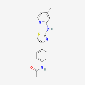 N-[4-[2-[(4-methyl-2-pyridinyl)amino]-4-thiazolyl]phenyl]acetamide