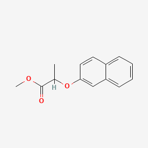 molecular formula C14H14O3 B1219717 2-(2-Naphthoxy)propionic acid methyl ester CAS No. 30406-75-8