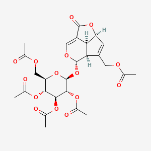 molecular formula C26H30O15 B1219718 Asperuloside tetraacetate 