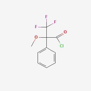molecular formula C10H8ClF3O2 B1219723 3,3,3-Trifluoro-2-methoxy-2-phenylpropanoyl chloride CAS No. 40793-68-8