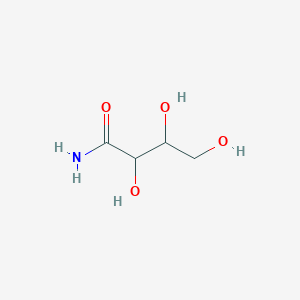 molecular formula C4H9NO4 B1219736 2,3,4-Trihydroxybutanamide CAS No. 74421-65-1