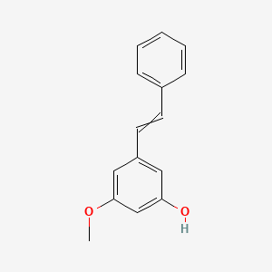 molecular formula C15H14O2 B1219739 3-Methoxy-5-(2-phenylethenyl)phenol 