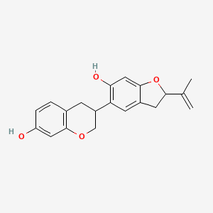 molecular formula C20H20O4 B1219740 Crotmarine CAS No. 92662-85-6