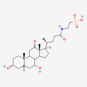 molecular formula C26H43NO7S B1219746 Tauro-3,7-dihydroxy-12-ketocholanoic acid CAS No. 67460-70-2