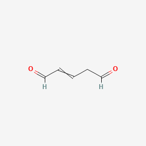 molecular formula C5H6O2 B1219750 Pent-2-enedial 