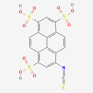 molecular formula C17H9NO9S4 B1219755 1,3,6-Trisulfonylpyrene 8-isothiocyanate CAS No. 58226-67-8