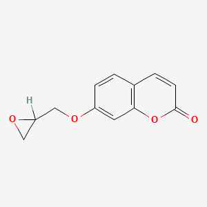 molecular formula C12H10O4 B1219768 7-Glycidoxycoumarin CAS No. 36651-62-4