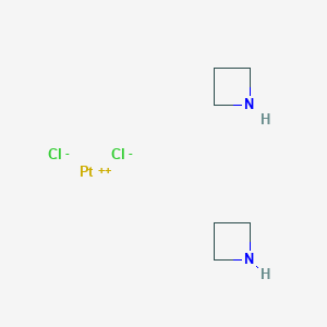 molecular formula C6H14Cl2N2Pt B1219801 Azetidine platinum(II) CAS No. 92139-48-5