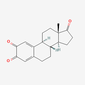 molecular formula C18H20O3 B1219809 Estra-1(10),4-diene-2,3,17-trione CAS No. 40551-33-5
