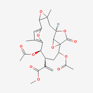 molecular formula C25H28O11 B1219810 Bipinnatin A CAS No. 99552-28-0