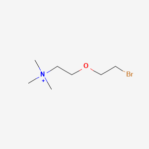 molecular formula C7H17BrNO+ B1219825 O-(2-Bromoethyl)choline CAS No. 76584-54-8