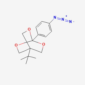 1-(4-Azidophenyl)-4-t-butyl-2,6,7-trioxabicyclo(2.2.2)octane