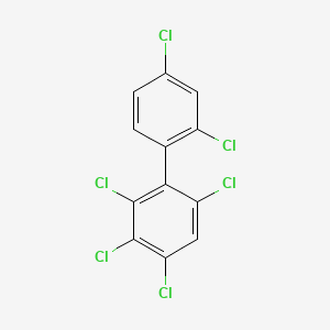 molecular formula C12H4Cl6 B1219853 2,2',3,4,4',6-Hexachlorobiphenyl CAS No. 56030-56-9