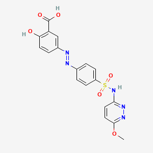 molecular formula C18H15N5O6S B1219854 Salazodin CAS No. 22933-72-8