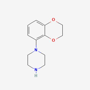 molecular formula C12H16N2O2 B1219856 Eltoprazine CAS No. 98224-03-4