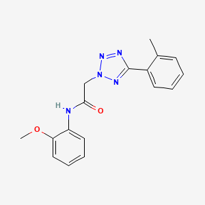 molecular formula C17H17N5O2 B12198567 N-(2-methoxyphenyl)-2-[5-(2-methylphenyl)-2H-tetrazol-2-yl]acetamide 