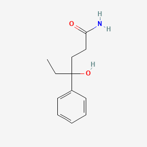 molecular formula C12H17NO2 B1219887 gamma-Hydroxy-gamma-ethyl-gamma-phenylbutyramide CAS No. 67880-30-2