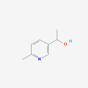 molecular formula C8H11NO B121989 5-(1-Hydroxyethyl)-2-methylpyridine CAS No. 100189-16-0