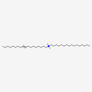 molecular formula C36H74N+ B1219895 Hexadecyl-dimethyl-octadec-9-enylazanium 