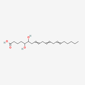 5,6-Dihydroxyeicosa-8,11,14-trienoic acid