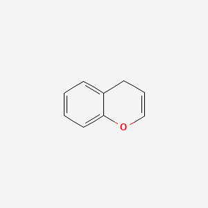 molecular formula C9H8O B1219905 4H-1-Benzopyran CAS No. 254-03-5