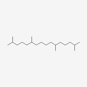 molecular formula C20H42 B1219906 2,6,11,15-Tetramethylhexadecane CAS No. 504-44-9