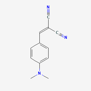 molecular formula C12H11N3 B1219909 2-(4-(Dimethylamino)benzylidene)malononitrile CAS No. 2826-28-0