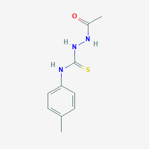 molecular formula C10H13N3OS B121992 1-Acetyl-4-(4-tolyl)thiosemicarbazide CAS No. 152473-68-2