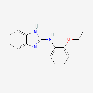 molecular formula C15H15N3O B1219929 N-(2-乙氧基苯基)-1H-苯并咪唑-2-胺 