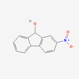 molecular formula C13H9NO3 B1219944 2-Nitro-9H-fluoren-9-ol CAS No. 28149-15-7