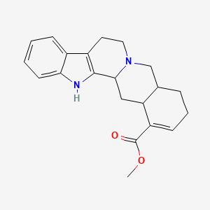 molecular formula C21H24N2O2 B1219945 Methyl 16,17-didehydroyohimban-16-carboxylate CAS No. 2671-50-3